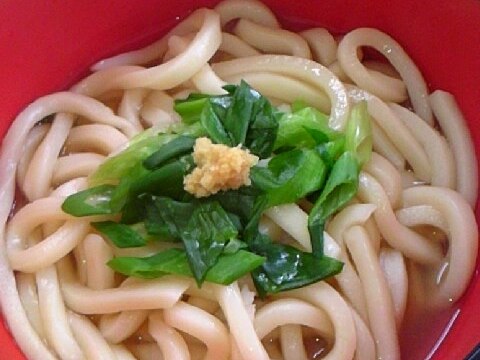 九条葱うどん♪